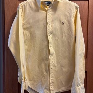Yellow Polo by Ralph Lauren Men's Oxford shirt size 16 (34/35 ) classic fit